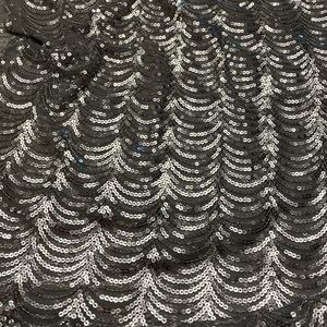 Scarf with sequins